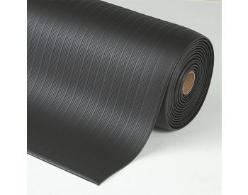 Foto - Černá protiúnavová průmyslová rohož Airug - 91 x 60 x 0,94 cm