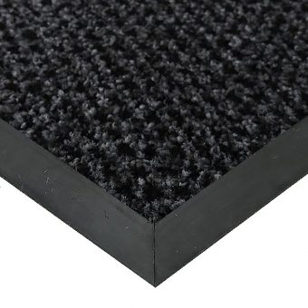 Šedá textilní vstupní vnitřní čistící rohož Alanis - 110 x 160 x 0,75 cm