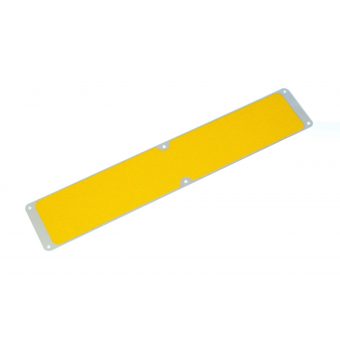 Žlutá náhradní protiskluzová páska pro hliníkové nášlapy FLOMA Standard - 63,5 x 11,5 cm a tloušťka 0,7 mm